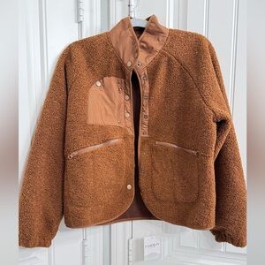 Brown Sherpa Jacket _ inspired FP